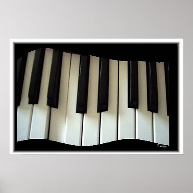 Keyboard in Motion Poster (Front)