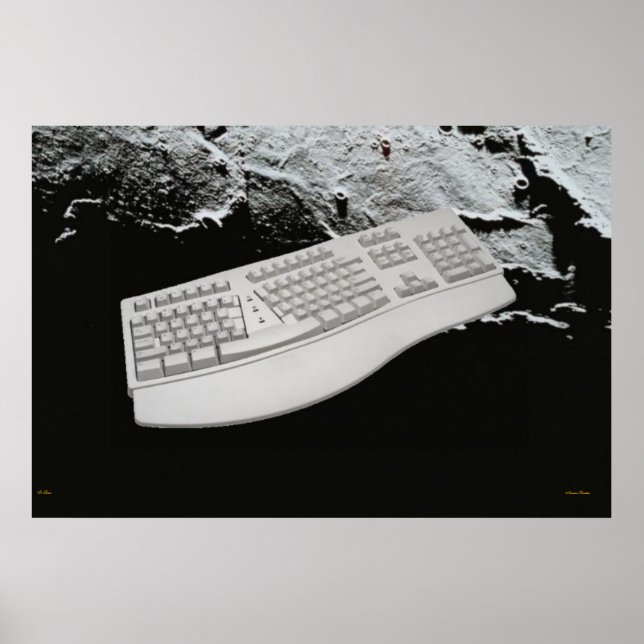 Keyboard In Space Poster (Front)
