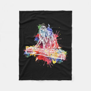 Keyboard Keyboardist Tee Gift Fleece Blanket