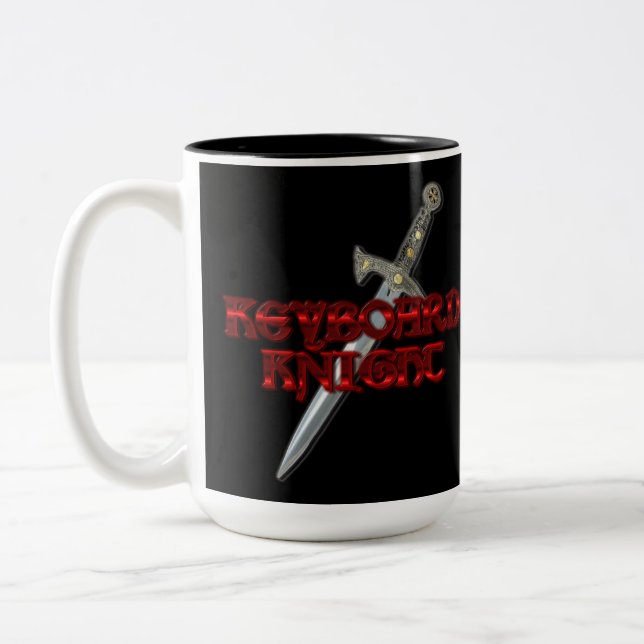 Keyboard Knight MMORPG Mug (Left)