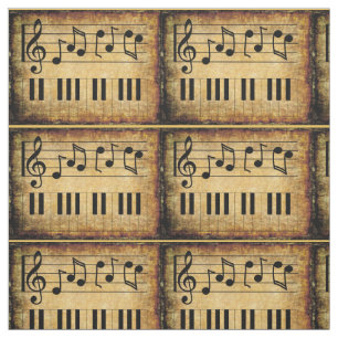 Keyboard Notes paper Fabric
