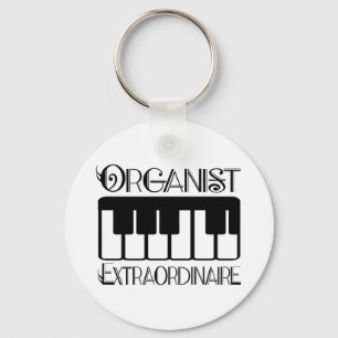 Keyboard Organist Extraordinaire Key Ring
