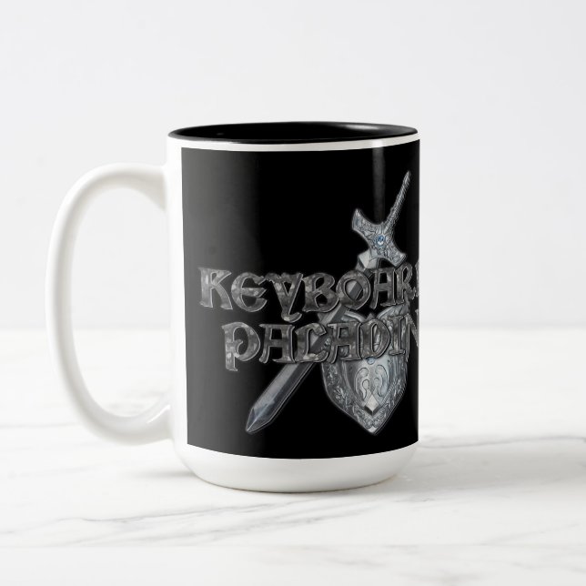 Keyboard Paladin MMORPG Mug (Left)