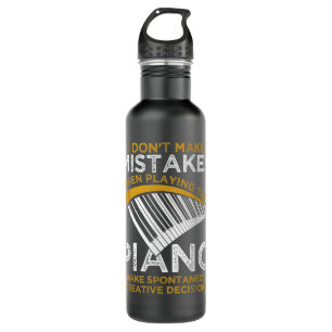 Keyboard Pianist Gifts Music Musician Piano 710 Ml Water Bottle