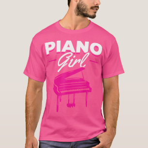 Keyboard Pianist Piano Girl T-Shirt