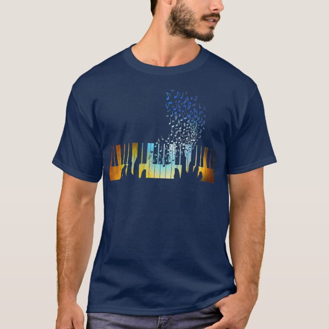 Keyboard Piano  Gift for Men Women Kids T-Shirt (Front)