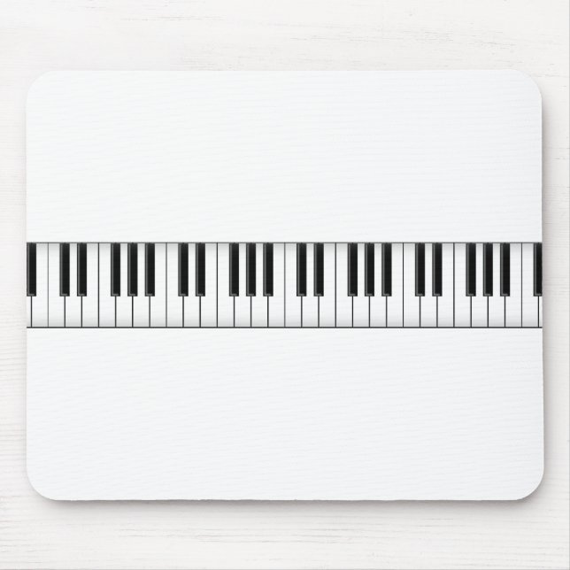 Keyboard / Piano Keys: Mouse Mat (Front)