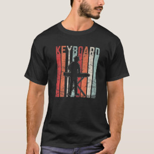 Keyboard Player Music Musician Pianist Vintage Pia T-Shirt