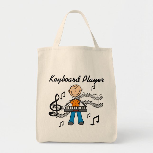 Keyboard Player Tshirts and Gifts Tote Bag (Front)