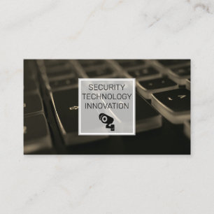 Keyboard   Security Camera Icon Business Card