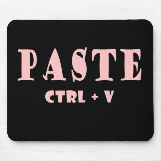 Keyboard shortcut for paste mouse mat
