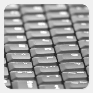 Keyboard Square Sticker