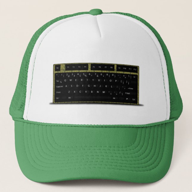 Keyboard Trucker Hat (Front)