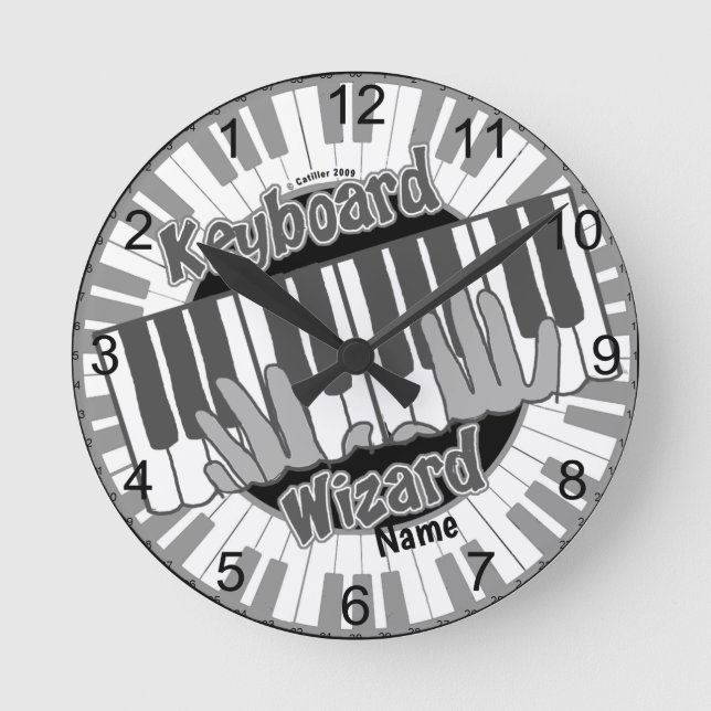 Keyboard Wizard  clock (Front)