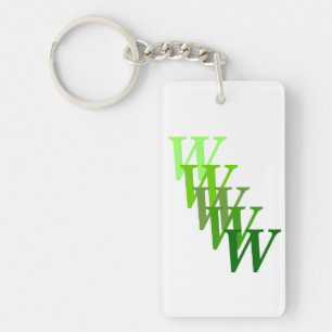 Keychain (acrylic) - Stepped Letters and Name