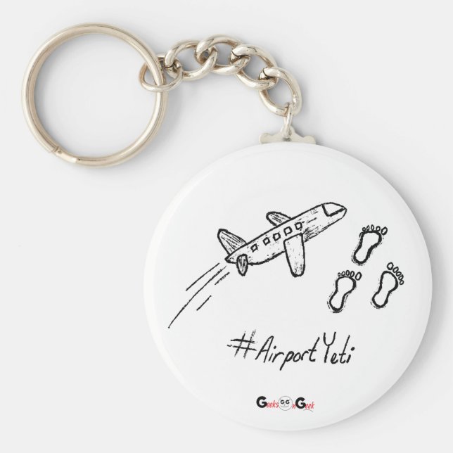 Keychain "Airport Yeti" (Front)