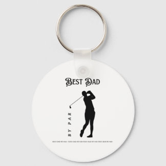 Keychain best dad by par