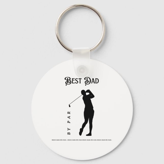Keychain best dad by par (Back)
