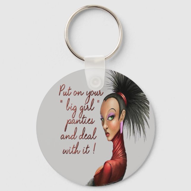 Keychain "Big Girls Panties" (Front)