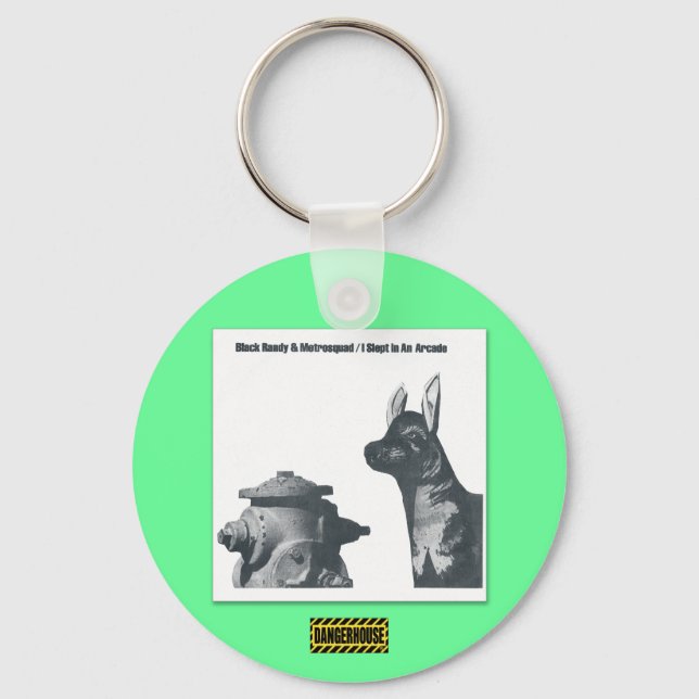Keychain Black Randy Arcade Dangerhouse (Front)