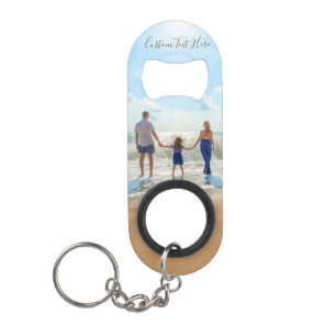 Keychain Bottle Opener Custom Your Photo and Text