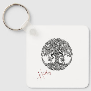 keychain Celtic tree