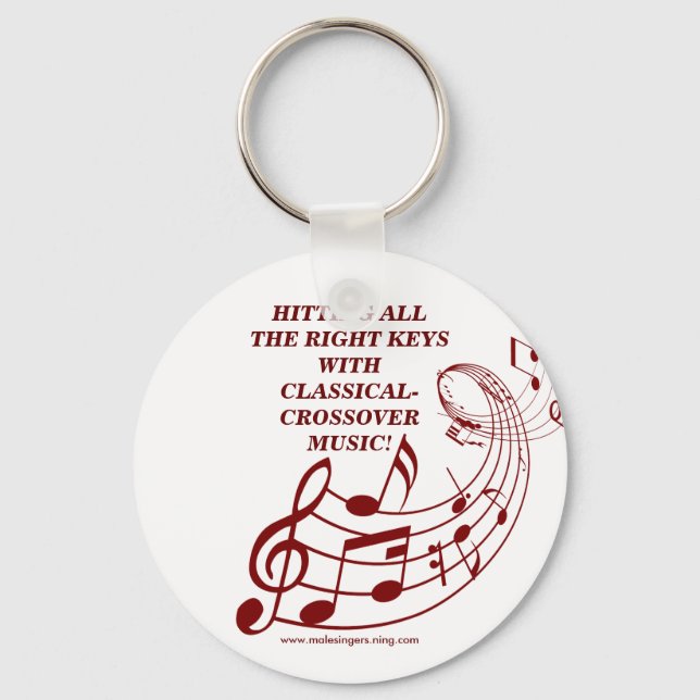 Keychain: Classical-Crossover Key Ring (Front)