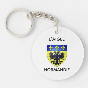 Keychain - Coat of Arms of L'Aigle - Normandy