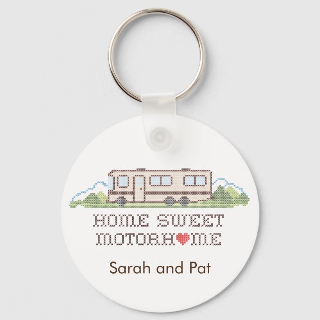 Keychain - Customise Your Motor Home (Front)