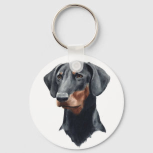 Keychain Doberman