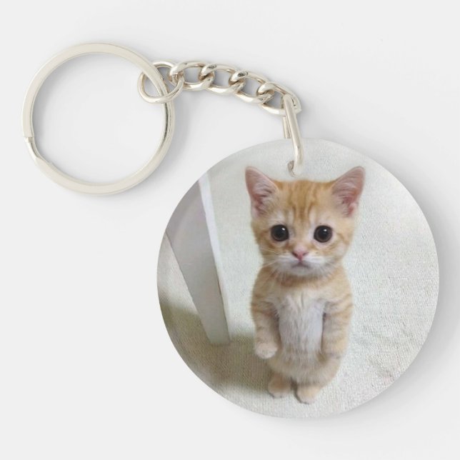 Keychain El Gato Cat Meme (Front)