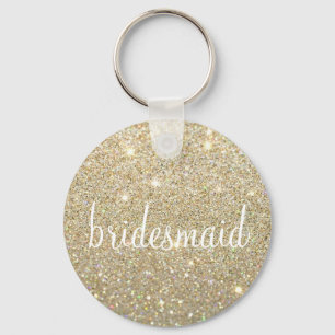 Keychain - Glitter Fab Bridesmaid