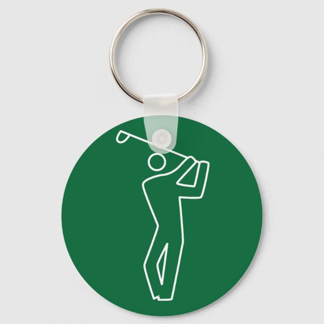 Keychain - Golf Player (Front)