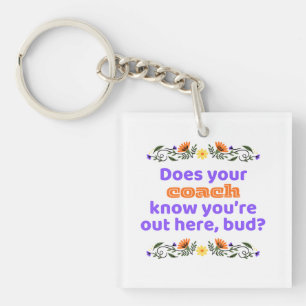 Keychain hockey gift does coach know