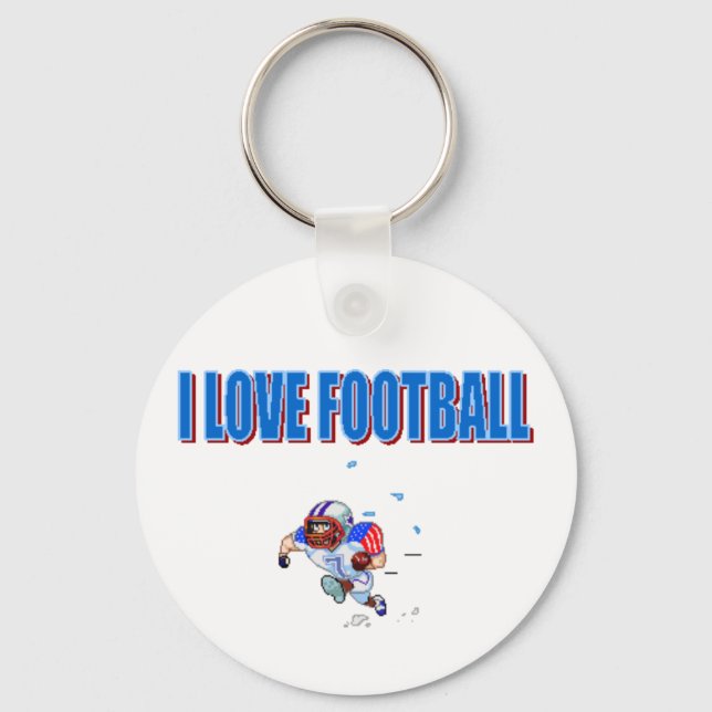 KEYCHAIN - I LOVE FOOTBALL (Front)