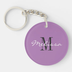 Keychain Intial Monogram Name