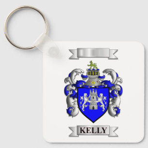Keychain Kelly Surname And Shield