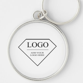 Keychain Key White Ring Bulk Custom Add Logo