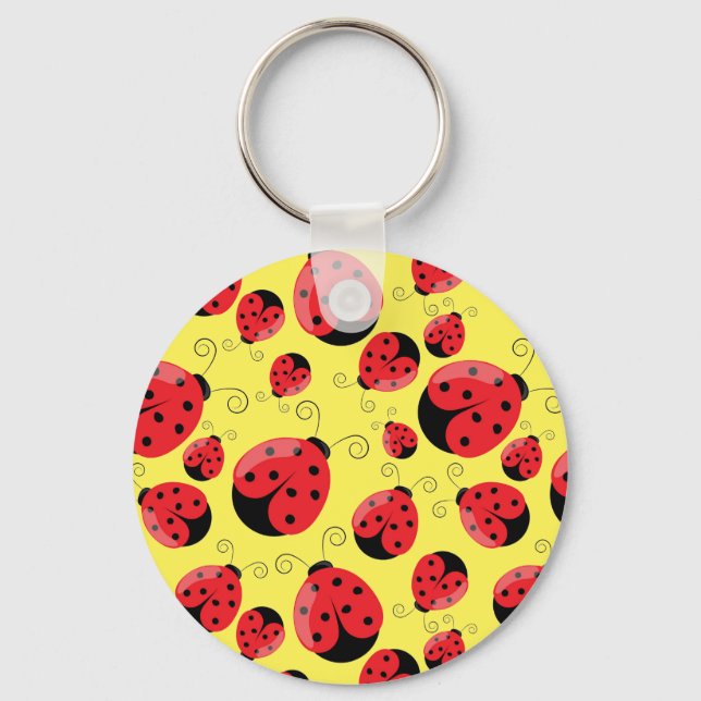 Keychain-Ladybug  Key Ring (Front)