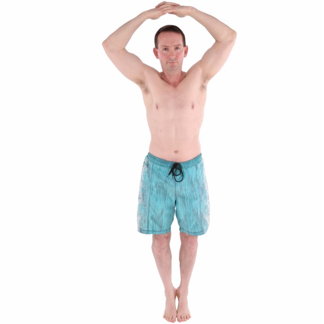 Keychain Little Man Photo Sculpture Key Ring (Front)