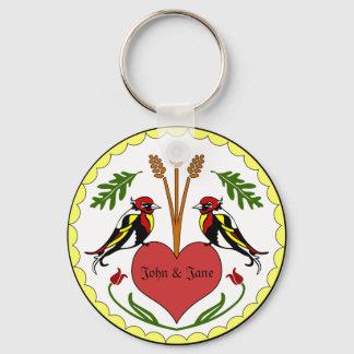 Keychain - Long, Happy Relationship Hex