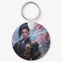 Keychain Modern level Anime warrior