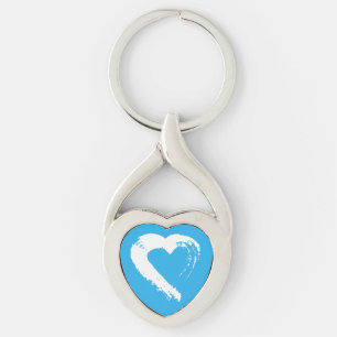 Keychain Moon Heart