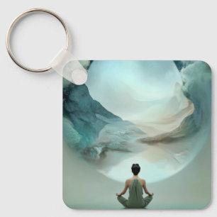 Keychain Mystical Zen Meditation