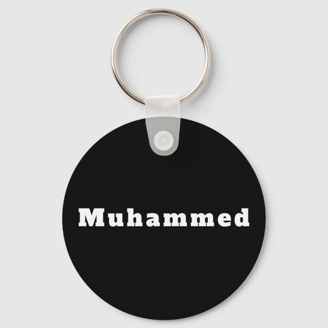keychain named Muhammed (Front)