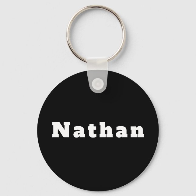 keychain named Nathan (Front)