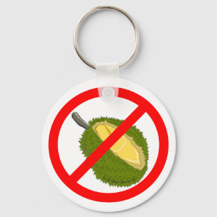Keychain - No Durian!!!
