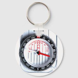Keychain - Orienteering compass
