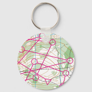 Keychain - Orienteering course