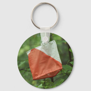 Keychain - Orienteering flag